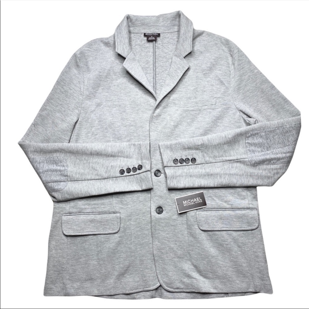 🦖MICHAEL KORS MEN’S CARDIGAN/SWEATER SIZE-M GRAY